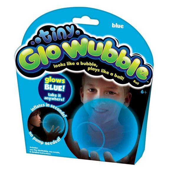 Tiny GloWubble Ball Looks Like A Bubble Plays Like A Ball Inflates In Seconds No - Picture 1 of 5